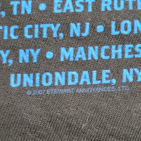 Rod-Stewart Rockin-in-the-Round Concert Shirt Medium 19x24 Black - Picture 8 of 10